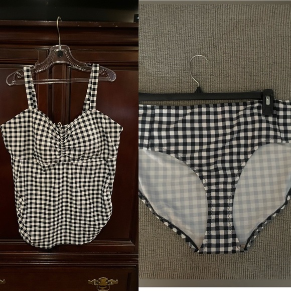 NWT Beach Bump Houndstooth 2XL Bikini Bottoms and Top.  Make me an offer. 🤗 - Picture 1 of 15